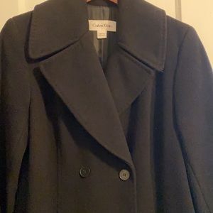 Calvin Klein Long Wool Women’s Coat Size 4